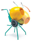 IMER Wheelman II Poly Drum Multi Mixer (Concrete, Mortar, Stucco, Grout), 5 CF Portable