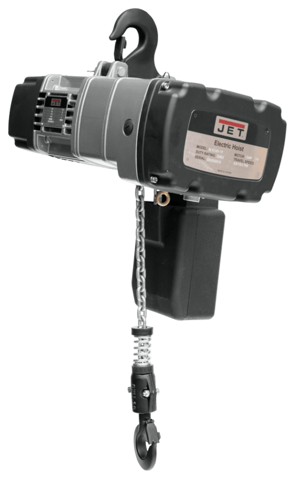 JET 1-Ton Electric Chain Hoist 1-Phase 10' Lift | BLVS100-010 JET-104033