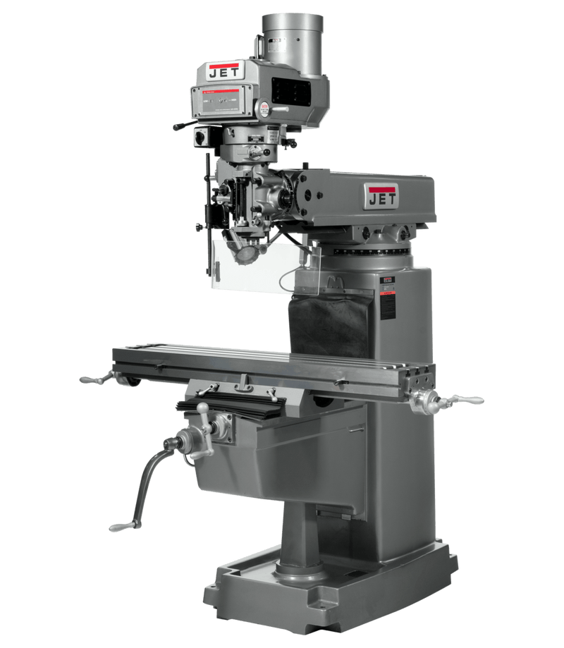 JET 692206 JTM-1050VS2 Mill with Newall DP700 DRO with X and Y-AXIS Powerfeeds JET-692206
