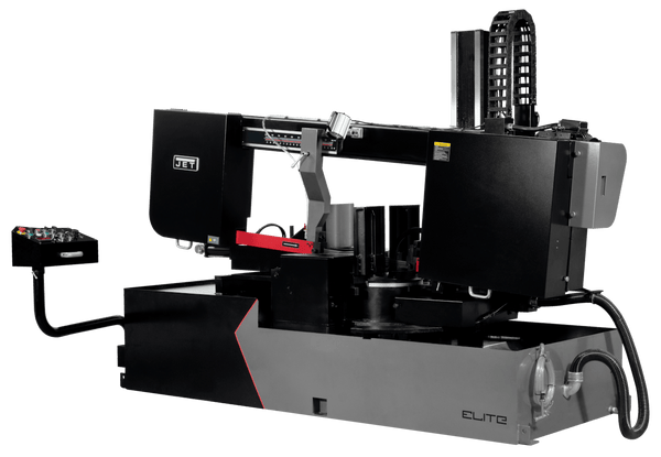 JET ECB-1833DMEVS-230 Elite 18" x 33" Dual Mitering EVS Semi-Auto Horizontal Bandsaw 7-1/2HP, 230V, 3-Ph JET-891170