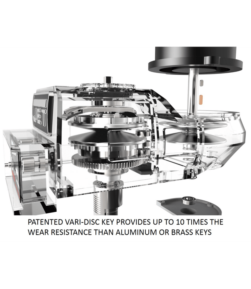 JET Elite ETM-949 Mill with 3-Axis ACU-RITE 203 (Knee) DRO and X, Y-Axis JET Powerfeeds JET-894126