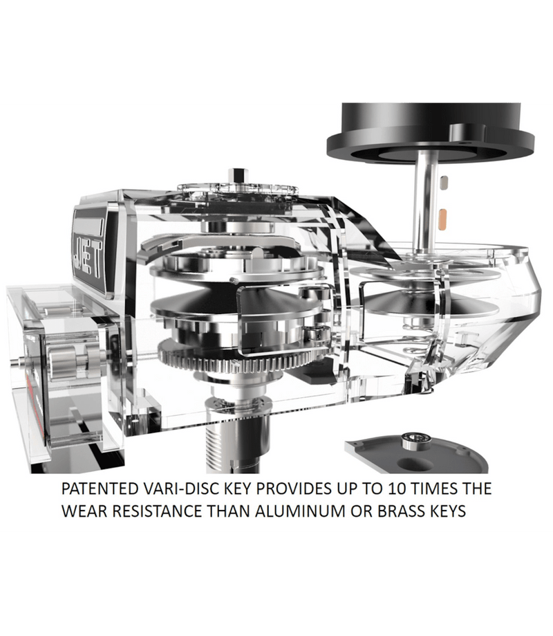 JET Elite ETM-949 Mill with 3-Axis ACU-RITE 303 (Quill) DRO and X-Axis JET Powerfeed and USA Made Air Draw Bar JET-894139