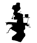 JET Elite ETM-949 Mill with 3-Axis Newall DP700 (Knee) DRO and X, Y-Axis JET Powerfeeds and USA Made Air Draw Bar JET-894169
