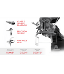 JET Elite ETM-949 Mill with 3-Axis Newall DP700 (Quill) DRO and X, Y, Z-Axis JET Powerfeeds JET-894163