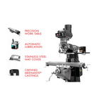 JET Elite ETM-949 Mill with 3-Axis Newall DP700 (Quill) DRO JET-894158