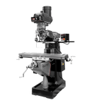 JET Elite EVS-949 Mill with 3-Axis Newall DP700 (Knee) DRO and X-Axis JET Powerfeed and USA Made Air Draw Bar JET-894367