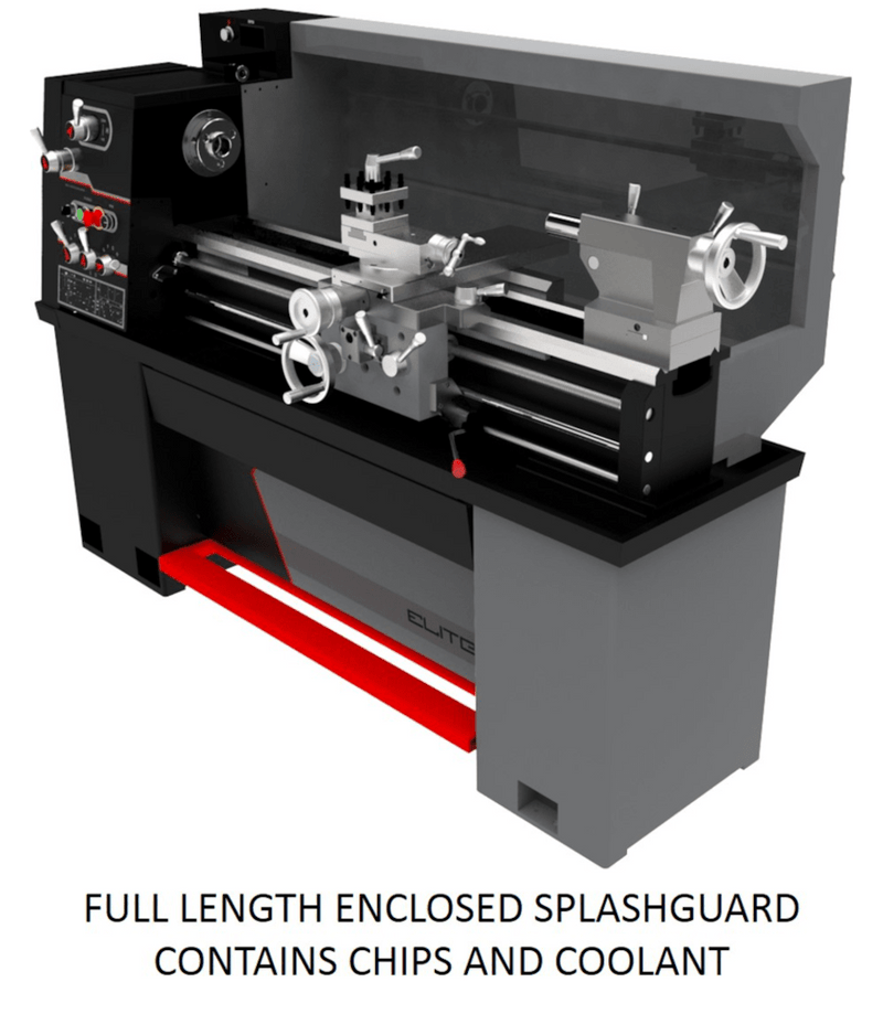 JET Elite Lathe E-1236VS with ACU-RITE 203 DRO with Taper Attachment and Collet Closer JET-892306