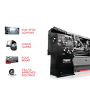 JET Elite Lathe E-1440VS with Newall DP700 DRO with Taper Attachment JET-892470