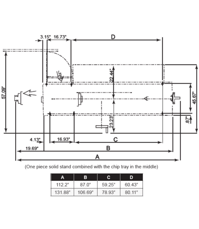 JET Elite Lathe EGH-1740 with ACU-RITE 203 DRO with Taper Attachment and Collet Closer JET-892506