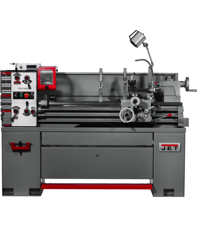JET EVS-1440 Electronic Variable Speed lathe with Acu-Rite 203 DRO,3HP JET-311444