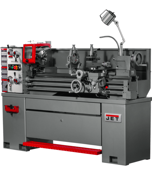 JET EVS-1440 Electronic Variable Speed lathe with Acu-Rite 203 DRO and Collet Closer, 3HP JET-311446