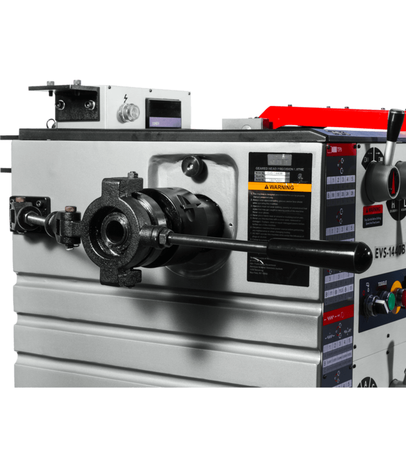 JET EVS-1440 Electronic Variable Speed lathe with Acu-Rite 203 DRO and Collet Closer, 3HP JET-311446