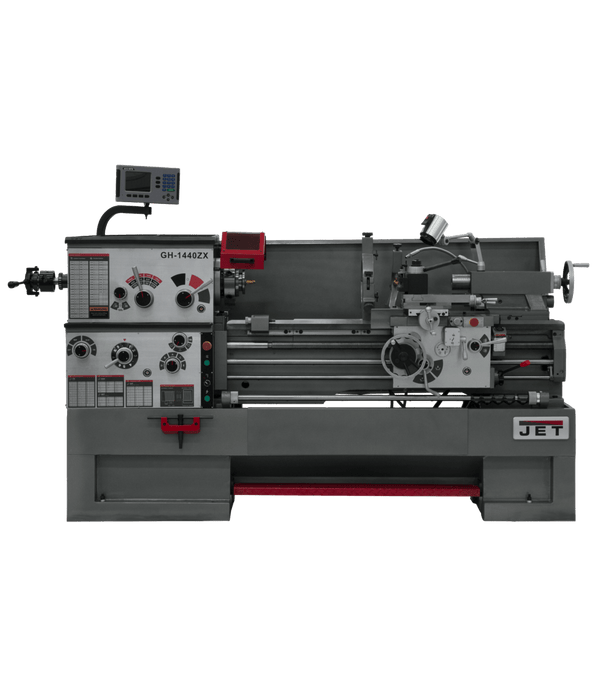 JET GH-1440ZX With ACU-RITE 303 DRO With Taper Attachment and Collet Closer JET-321302