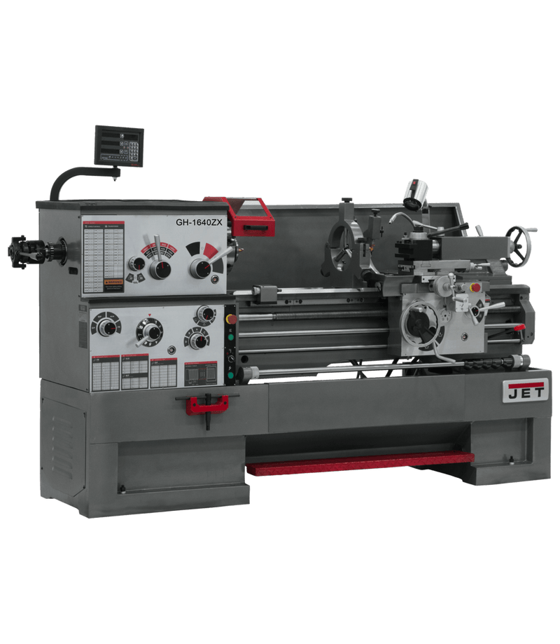 JET GH-1640ZX With Newall DP700 DRO With Taper Attachment and Collet Closer JET-321147
