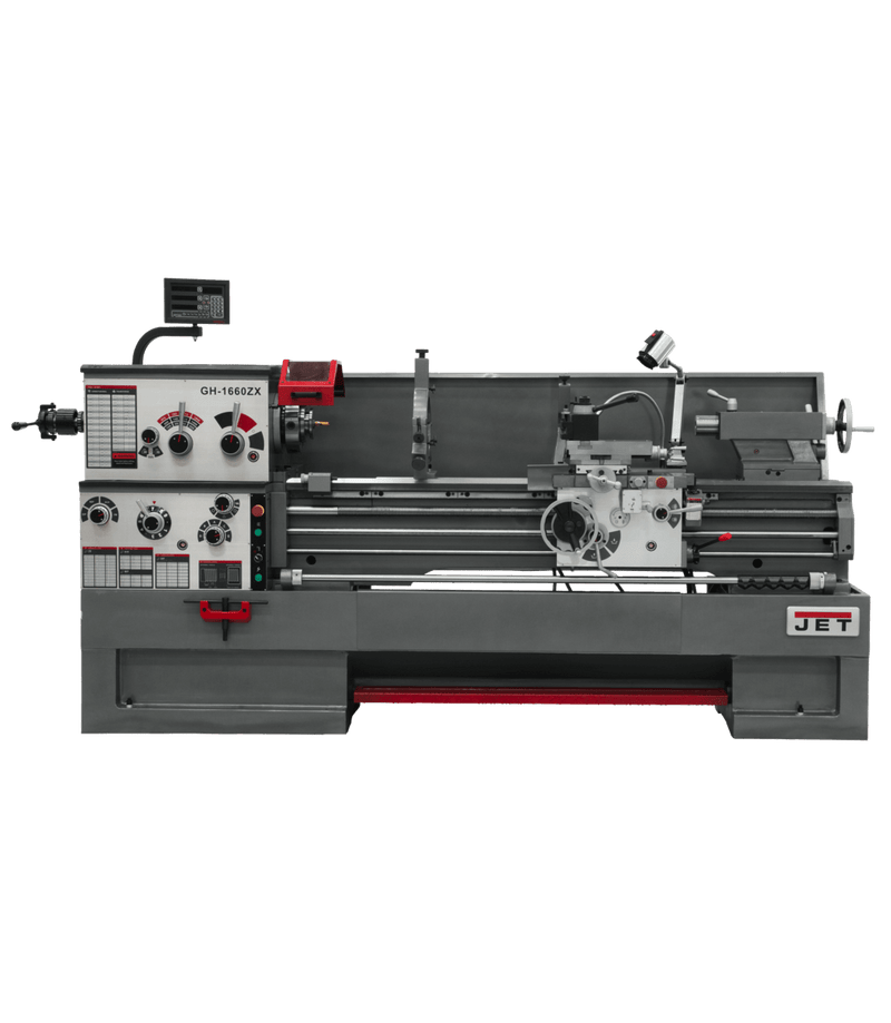 JET GH-1660ZX With ACU-RITE 203 DRO With Taper Attachment and Collet Closer JET-321576
