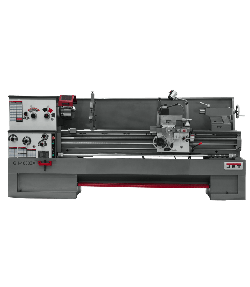 JET GH-1880ZX, 3-1/8" Spindle Bore Geared Head Lathe JET-321970