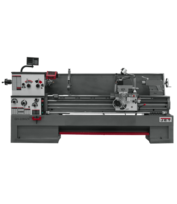 JET GH-2280ZX With Newall DP700 DRO With Taper Attachment and Collet Closer JET-321579