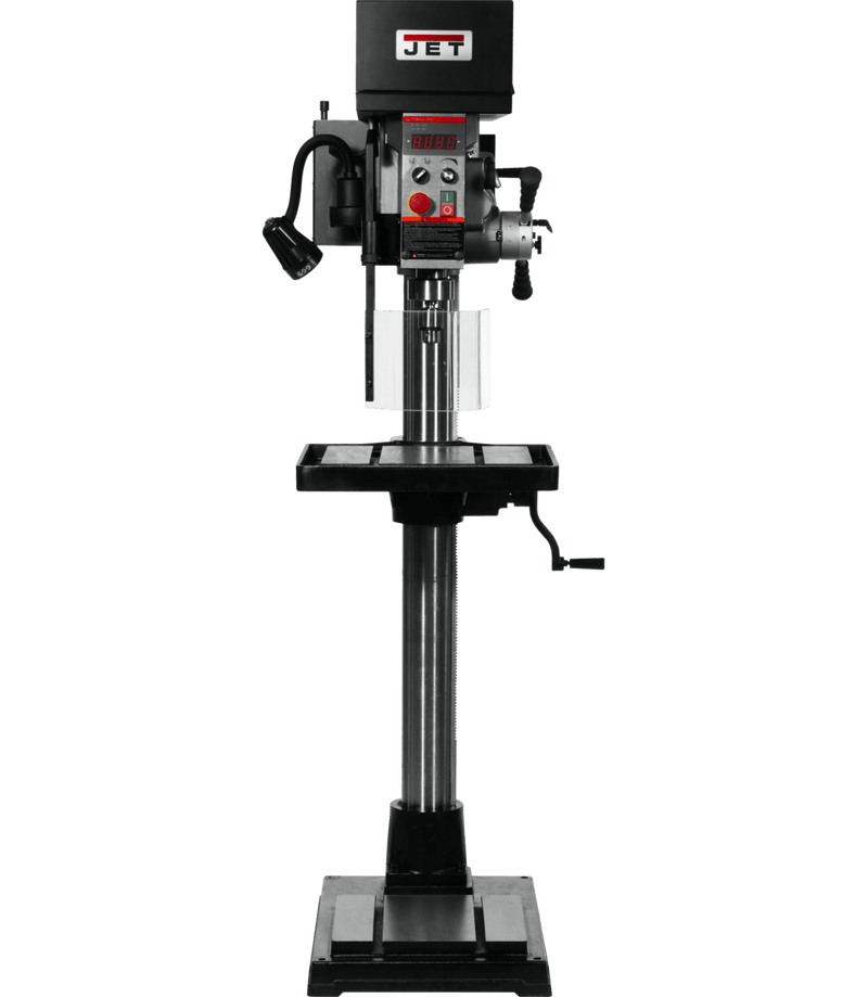 JET JDPE-20EVSC-PDF 1-1/4" Drilling Capacity, 2HP, 115V, 1 Phase Electronic Variable Speed Drill with Clutch Speed Change system and Power Downfeed JET-354251