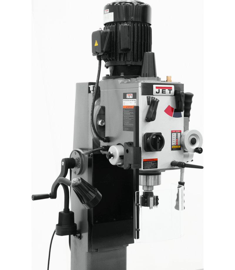 JET JMD-45GHPF Geared Head Square Column Mill/Drill with Power Downfeed JET-351046