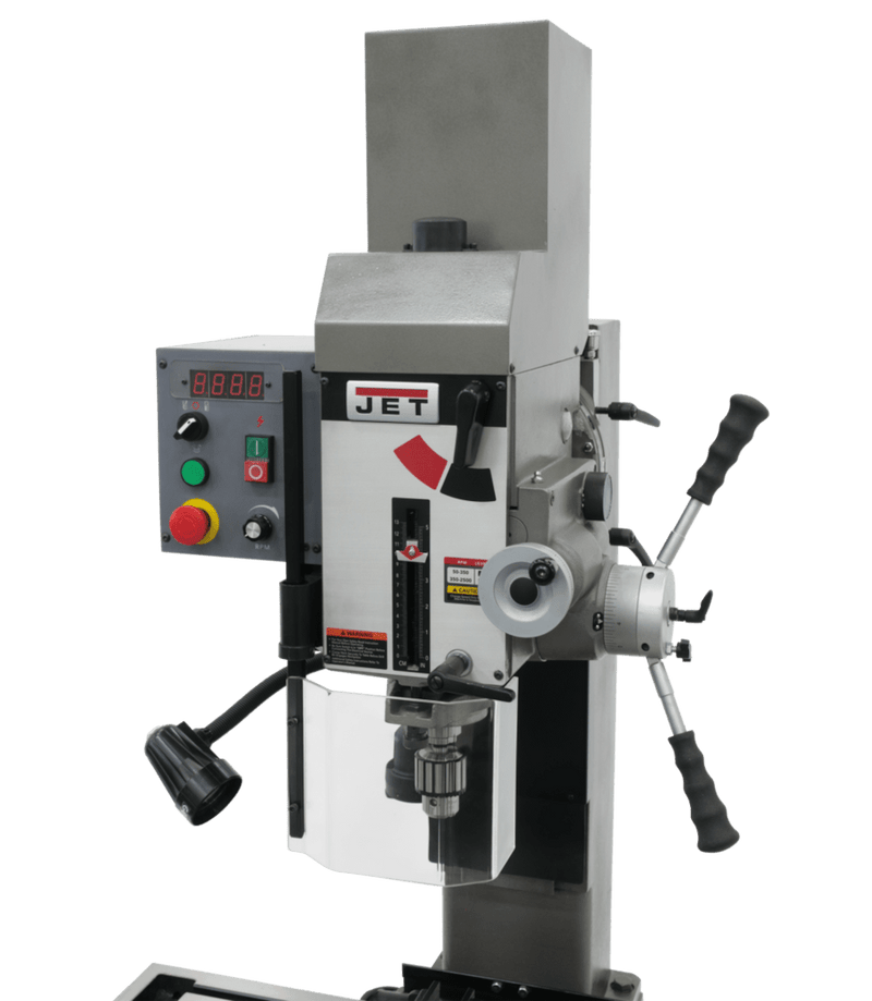 JET JMD-45VSPFT Variable Speed Geared Head Square Column Mill/Drill with Power Downfeed JET-351051