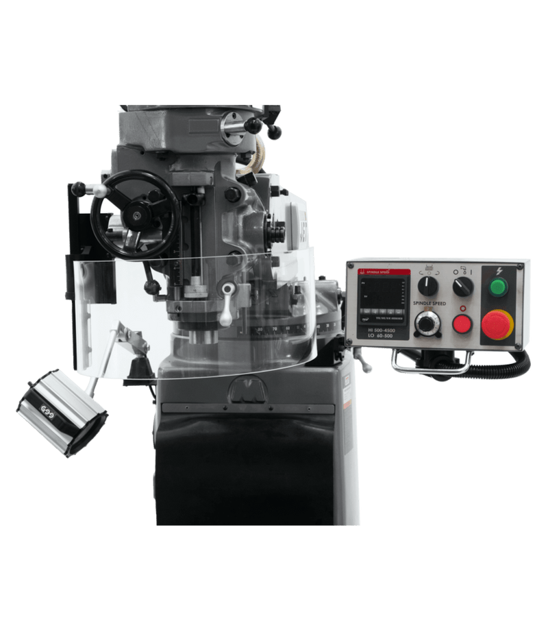 JET JTM-1050EVS2/230 Mill with 3-Axis Acu-Rite 203 DRO (Quill) with X and Y-Axis Powerfeeds and Air Powered Draw Bar JET-690632
