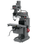 JET JTM-1050EVS2/230 Mill with 3-Axis Newall DP700 DRO (Knee) with X and Y-Axis Powerfeeds and Air Powered Draw Bar JET-690642