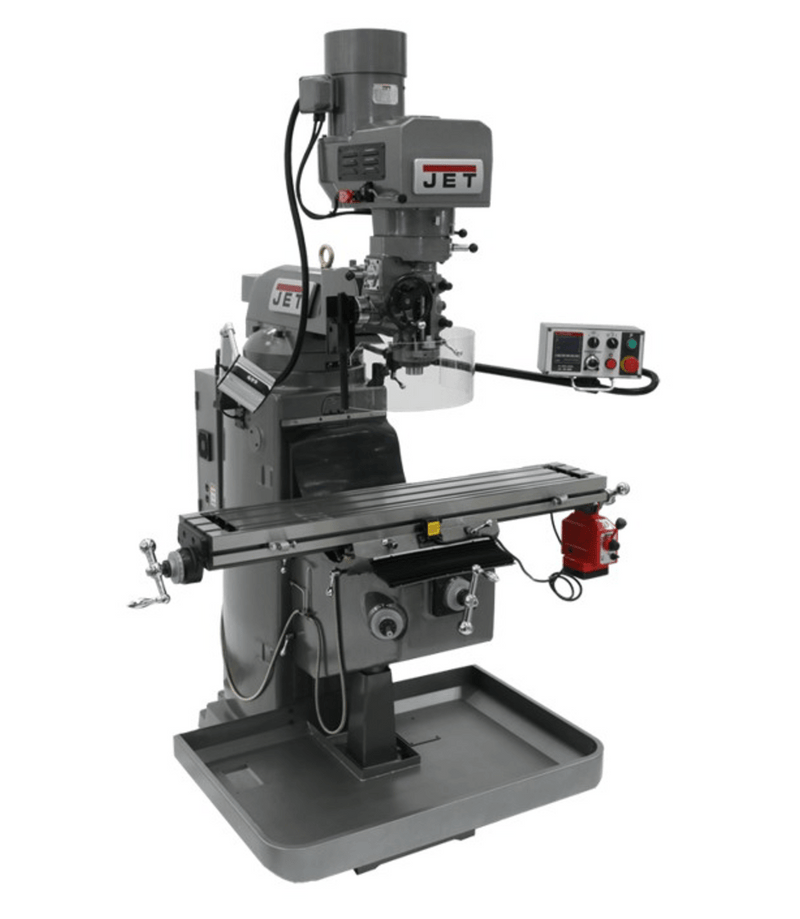 JET JTM-1050EVS2/230 Mill with Acu-Rite 203 DRO with X-Axis Powerfeed JET-690619