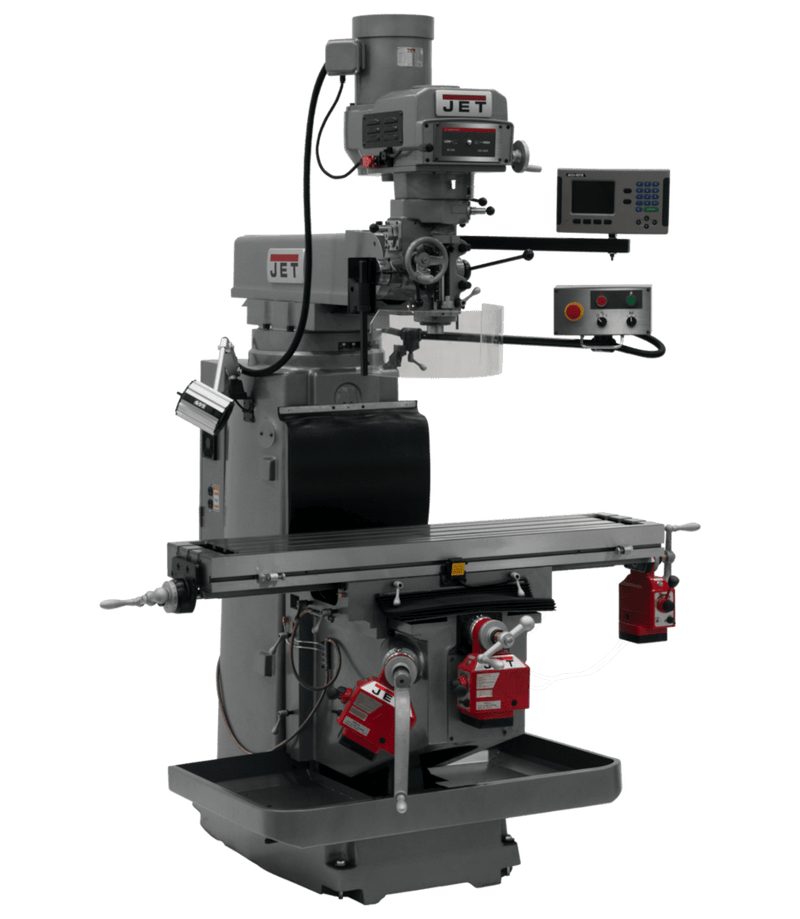 JET JTM-1254RVS Mill with ACU-RITE 203 3X (K) DRO, X Y & Z Powerfeeds JET-698118