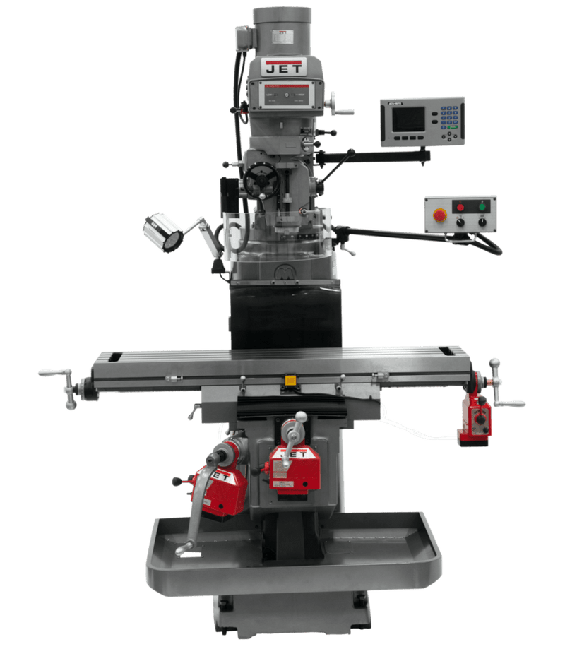 JET JTM-1254VS with ACU-RITE 203 3X (Q) DRO, X, Y & Z Powerfeeds JET-698065