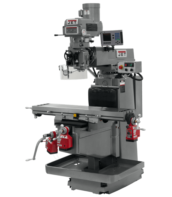 JET JTM-1254VS with ACU-RITE 203 3X (Q) DRO, X, Y & Z Powerfeeds JET-698065