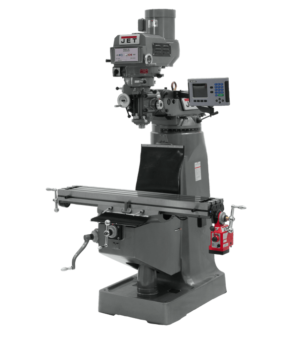 JET JTM-4VS-1 Mill with 3-Axis ACU-RITE 203 DRO (Knee) with X-Axis Powerfeed JET-691411