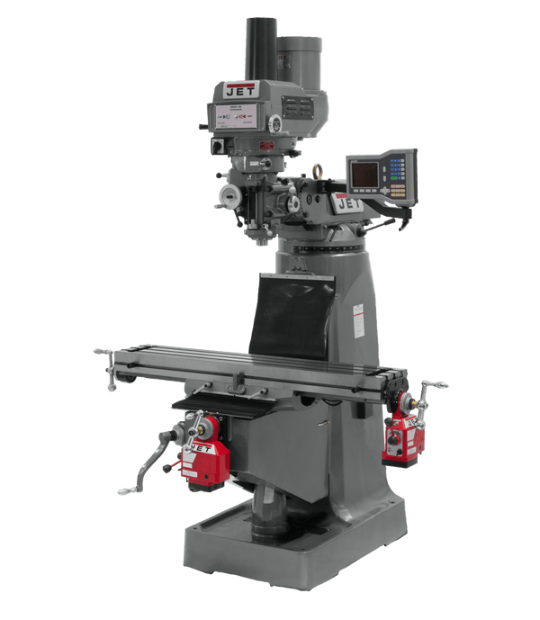JET JTM-4VS-1 Mill with ACU-RITE 203 DRO with X and Y-Axis Powerfeeds and Power Draw Bar JET-690422