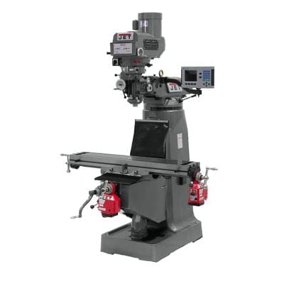 JET JTM-4VS Mill with 3-Axis ACU-RITE 203 DRO (Quill) with X and Y-Axis Powerfeeds JET-690140