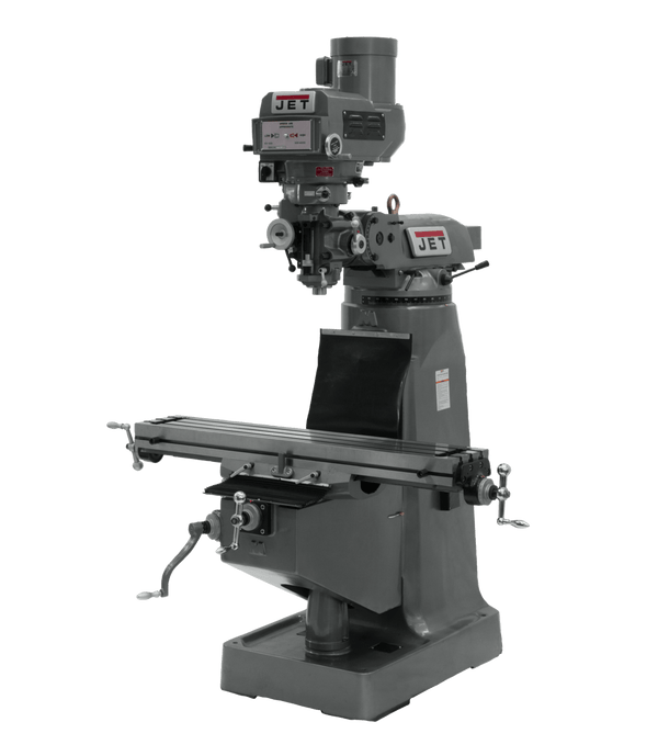 JET JTM-4VS Mill with 3-Axis ACU-RITE 203 (Knee) and Power Draw Bar JET-690400