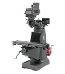 JET JTM-4VS Mill with 3-Axis Newall DP700 DRO (Knee) with X-Axis Powerfeed JET-691232