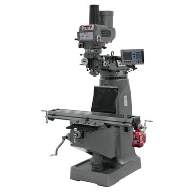 JET JTM-4VS Mill with ACU-RITE 203 DRO with X-Axis Powerfeed and Power Draw Bar JET-690125
