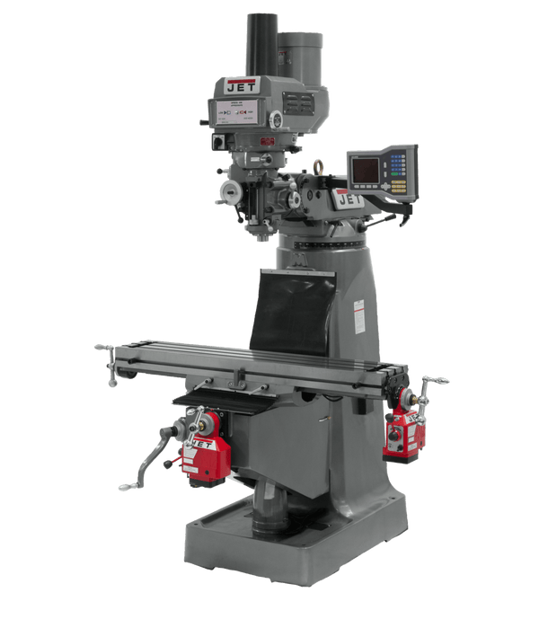 JET JTM-4VS Vertical Mill with X and Y-Axis Powerfeeds with Power Draw Bar JET-690009