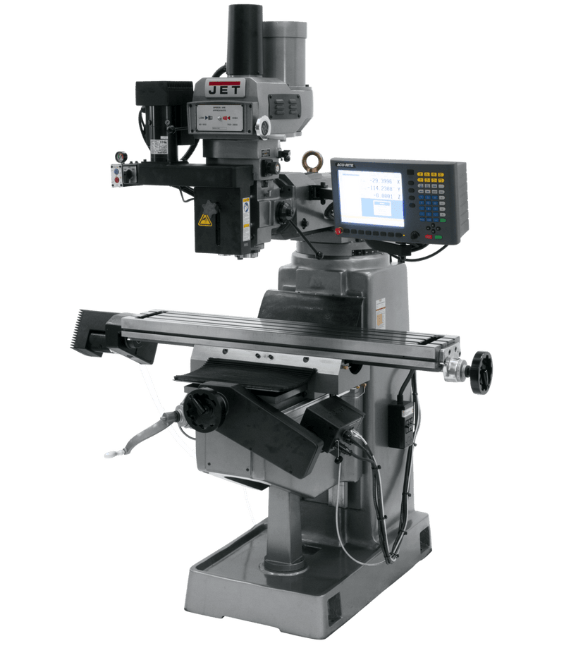 JET JTM-949EVS/230 Mill with 3-Axis ACU-RITE G-2 MILLPWR CNC JET-690576