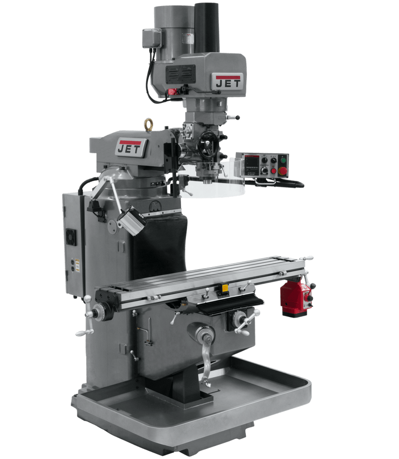 JET JTM-949EVS Mill with X-Axis Powerfeed and Air Powered Draw Bar JET-690502