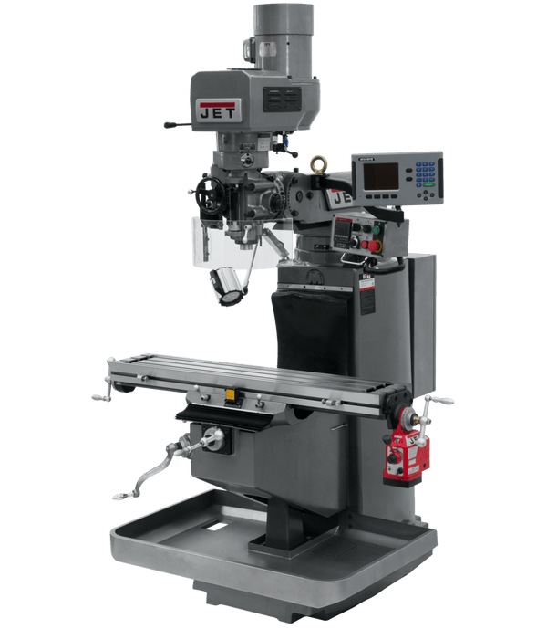 JET JTM-949EVS Vertical Mill with Acu-Rite 203 DRO with X-Axis Powerfeed JET-690520