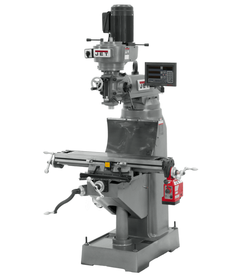 JET JVM-836-1 Mill with Newall DP700 DRO with X-Axis Powerfeed JET-691174