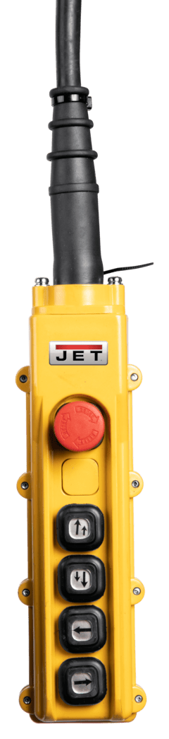 JET TS050-020 1/2T Electric Chain Hoist 460V with Trolley & 4 Button Pendant JET-144003K