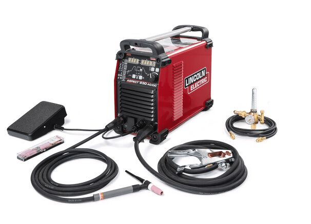 Lincoln Electric Aspect 230 AC/DC Air Cooled One-Pak TIG Welder - K4341-1 K4341-1