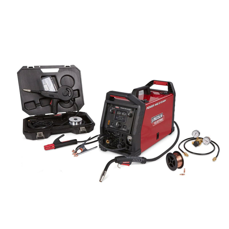 Lincoln Power MIG 215 MPi Multi Process Welder - Aluminum One Pak (K4877-1) LINK4876-1_K3269-1