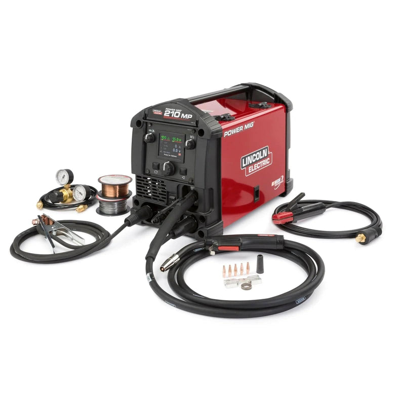 Lincoln Power MIG 215 MPi Multi Process Welder - Aluminum One Pak (K4877-1) LINK4876-1_K3269-1