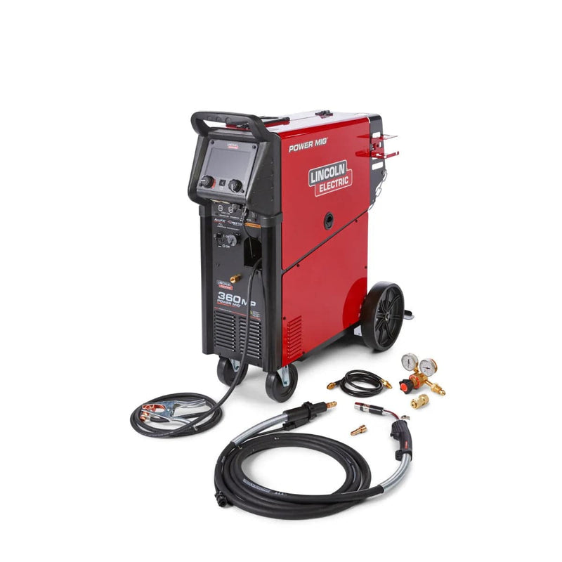 Lincoln Power Mig 360 Multiprocess Welder (Aluminum Trailer Mfg One-Pak) (K4662-1) LINK4662-1