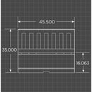 Loflin Fabrication Compact Tractor Pallet Fork Frame 0040301045