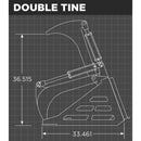 Loflin Fabrication Compact Tractor Rock Bucket Grapple