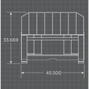 Loflin Fabrication Heavy Duty Pallet Fork Frame 0040601045