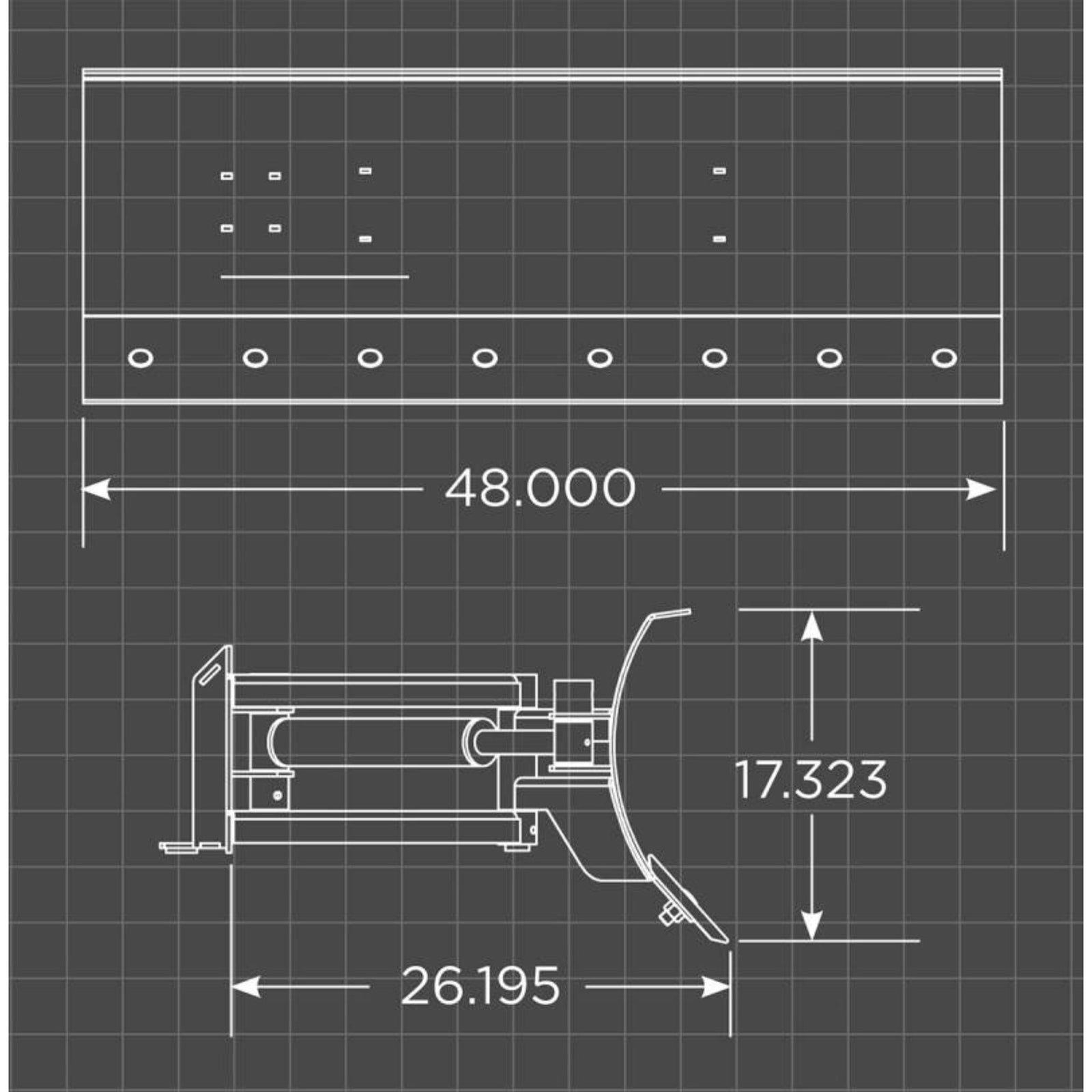 Mini Skid Steer Dozer Blade by Landmark Tools